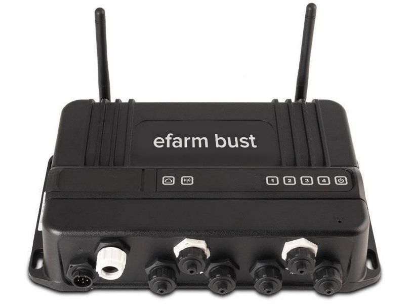 Efarm bust computer for sprayer control for 5 section