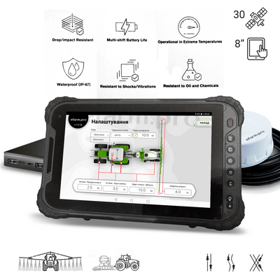 Ultra secure agronavigator efarm.pro. Parallel driving system